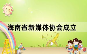 海南省新媒体协会成立